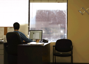 Inside Office - Looking Out